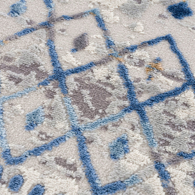 Moroccan Global Woven Area Rug, Rectangle 6'6" x 9'