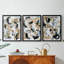 ABSTRACT Series DCCXCII - Toile tendue avec châssis sur mesure - 3 pièces-1493243661-1493243666