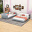 Lit plateforme tapissier Kayelee-243799178