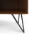 Hunter 20"W Solid Wood Industrial Modern Nightstand with 1 Drawer, Open Storage and Hairpin Legs-100085993