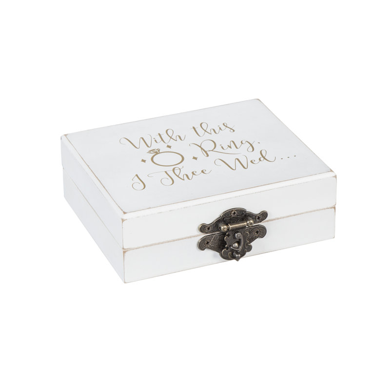 Porte-bague en bois mr. et mlle