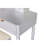 Height-Adjustable Vanity Desk with Round Mirror, Spacious Drawers, and Durable Wood Construction for  Storage-1391903018