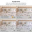 Ensemble de literie grand format Southshore Fine Linens Frosted Pines, 6 pièces avec coussins décoratifs, grand lit/queen-135987633
