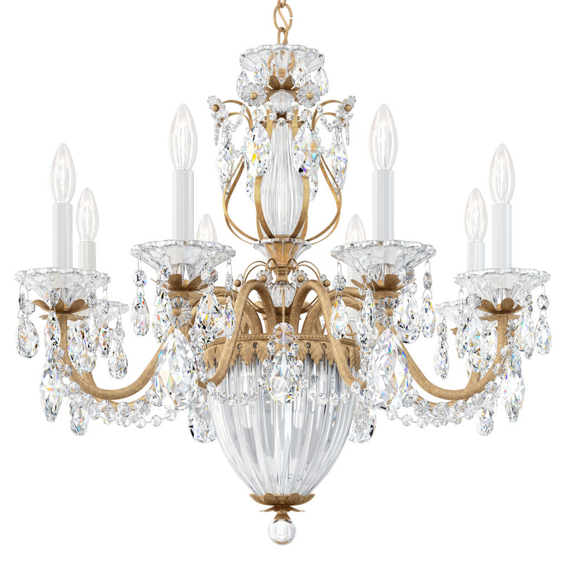 Bagatelle 11 - Light Chandelier, Heirloom Gold, Spectra Crystal Clear