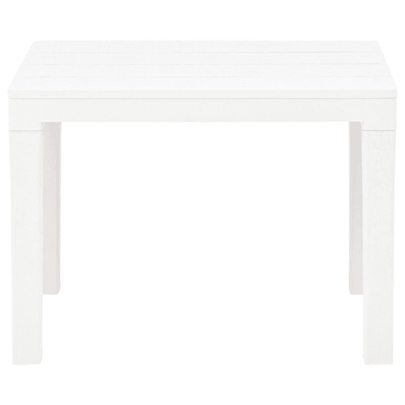 Landaff 4 - Person Patio Dining Set with Rectangular Table, White