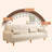 Creamy white Faux leather Modular Sofa bed cushion couch With Storage-569732404