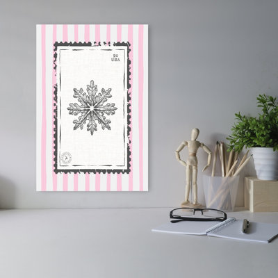 Impression d'art mural abstrait rose nature abstrait