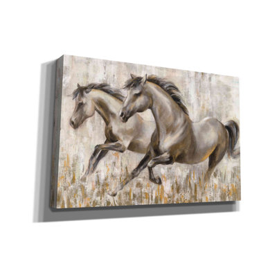 «Running Horses» par Silvia Vassileva, art mural sur toile