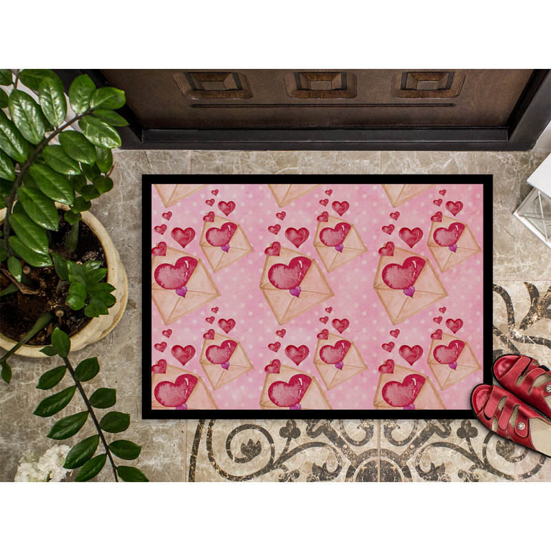 Tapis d'entrée antidérapant Adrienn, H 0,25 po x l 27 po x P 18 po