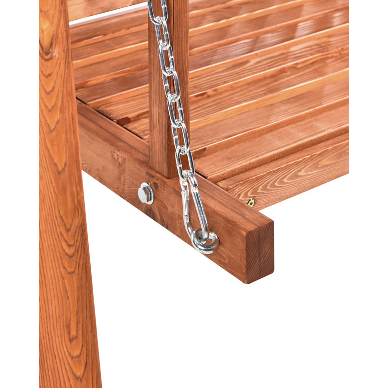 FICARELLA 3 Person Porch Swing