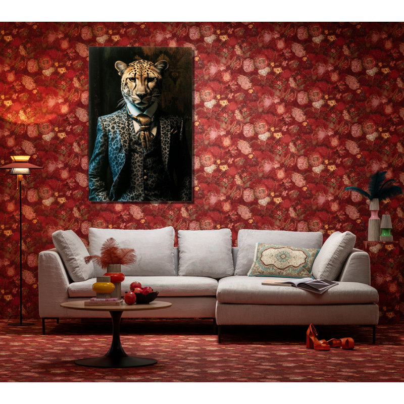 Mister Leo Print on Glass