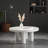 Loanna White Finish Coffee Table