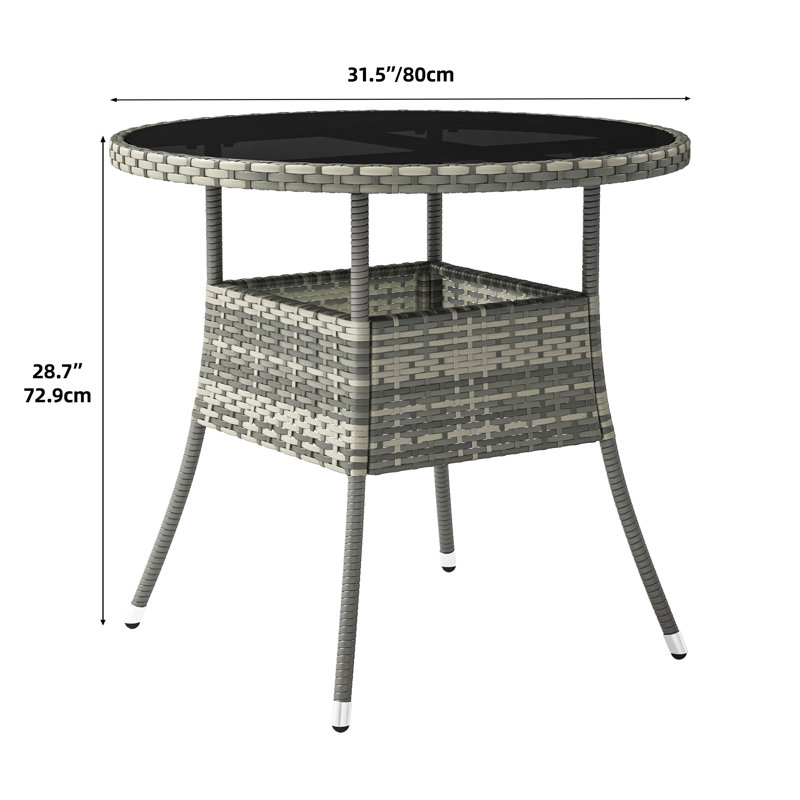 Table de patio Winston Porter