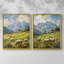 ANIMALS Series CECVIII - Reproduction encadrée de qualité supérieure - prête à être accrochée - aucun clou requis - aucun clou requis-2084594071-2084594066