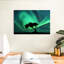 Silhouette d'arbre Alvord Northern Lights-106322044