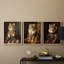 Ensemble de 3 reproductions de giclées encadrées, série royale L III - prêt à être accroché-107300067-107300070