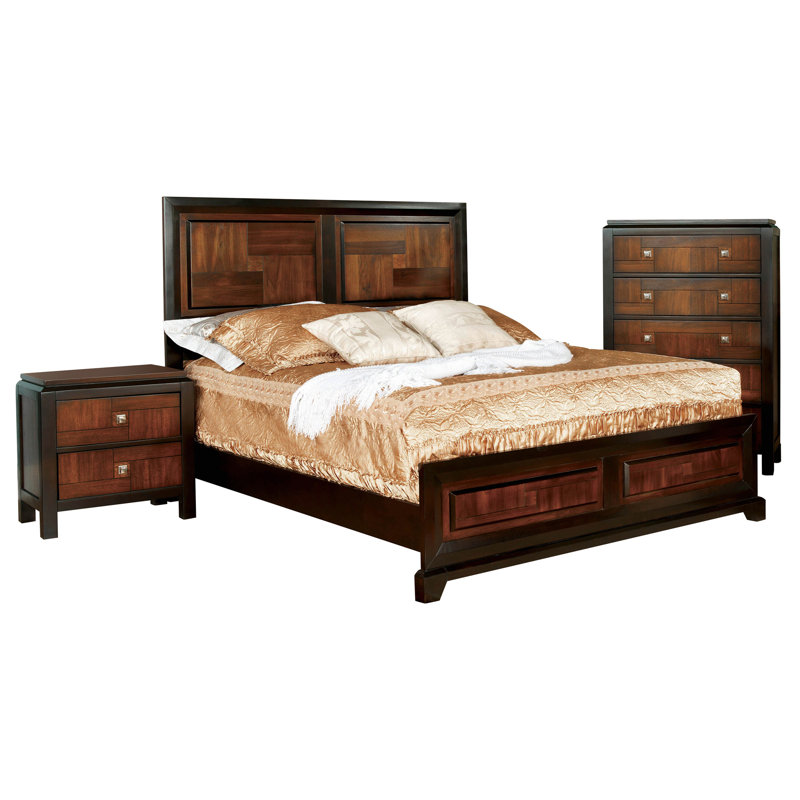 Ensemble de chambre à coucher pour lit très grand 3 pièces Flanning, Très grand