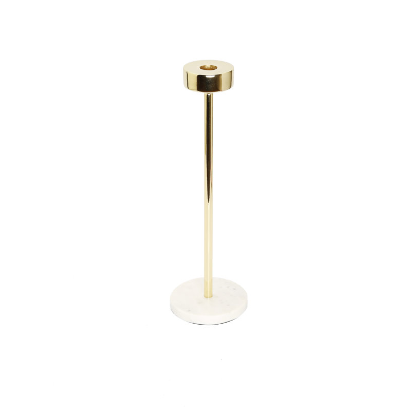 14'' H Glass Tabletop Candlestick