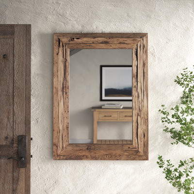 Plympton Wood Rectangle Wall Mirror
