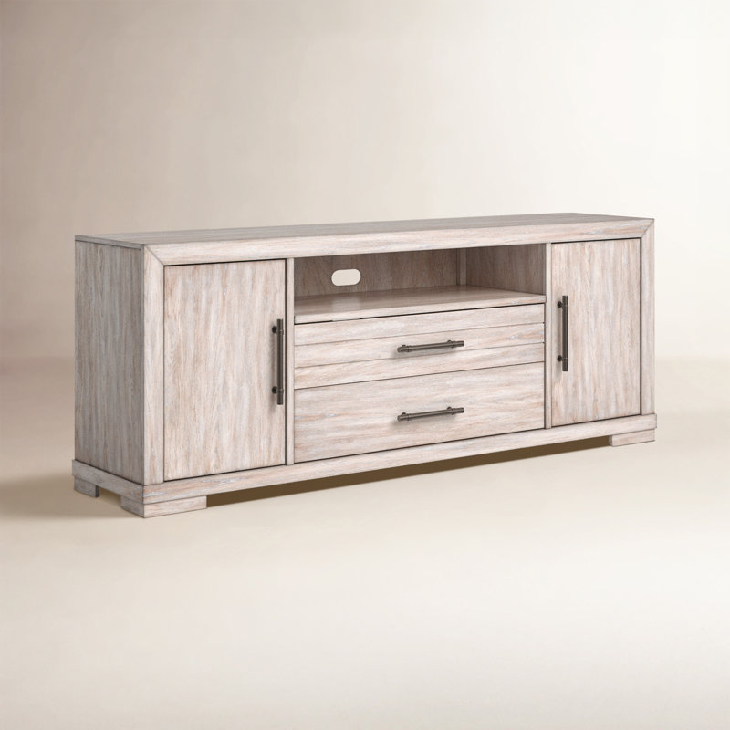 Appleton 78'' Media Console,  Weathered Oak 