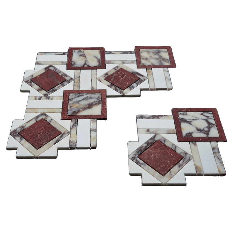 8" x 8" Marble Mosaic Wall & Floor Tile