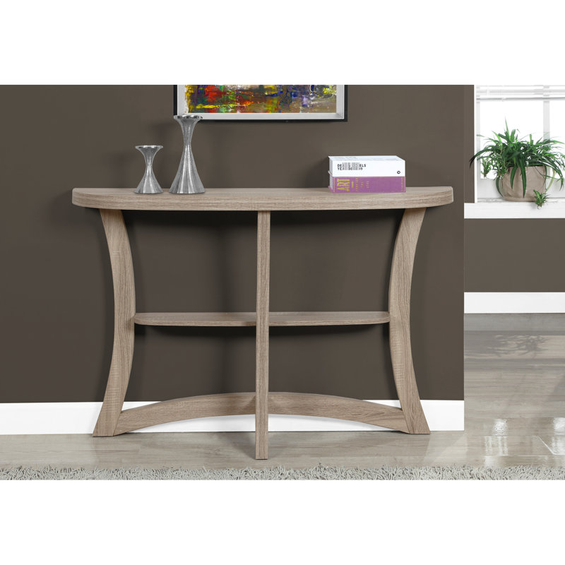 Console brune et taupe stratifiée: moderne et élégante pour la console de la maison