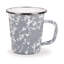 Set of 4 Solid Red Latte Mugs-1942597994