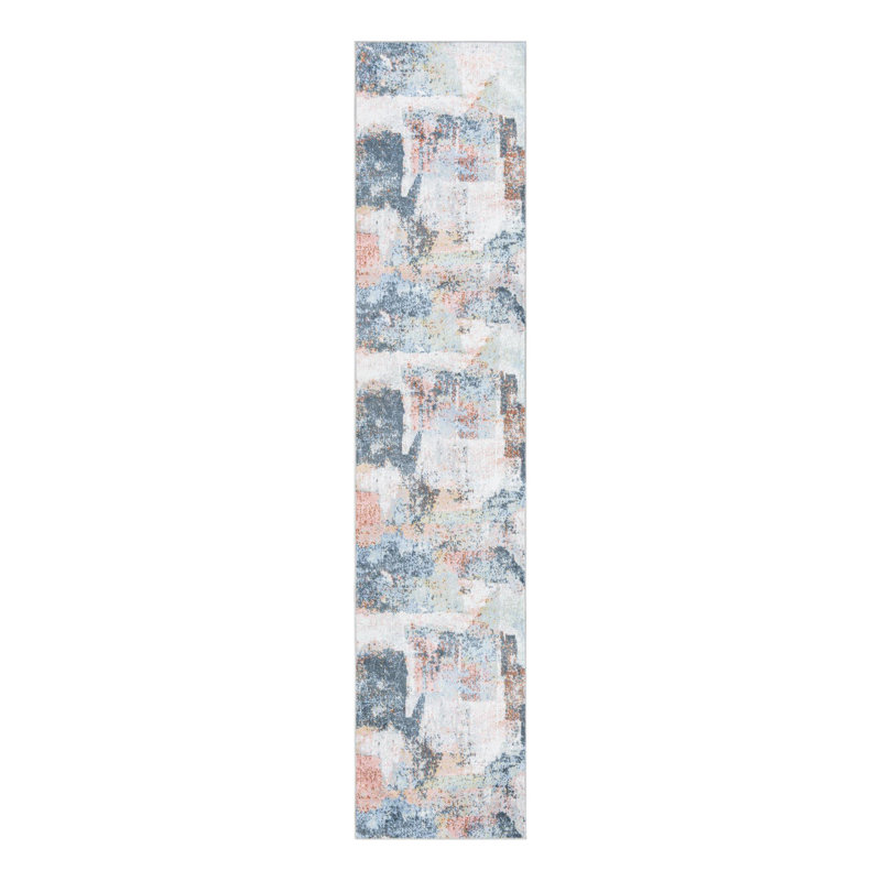 Hankinson Abstract Indoor Rug, Runner 2'7" x 12'