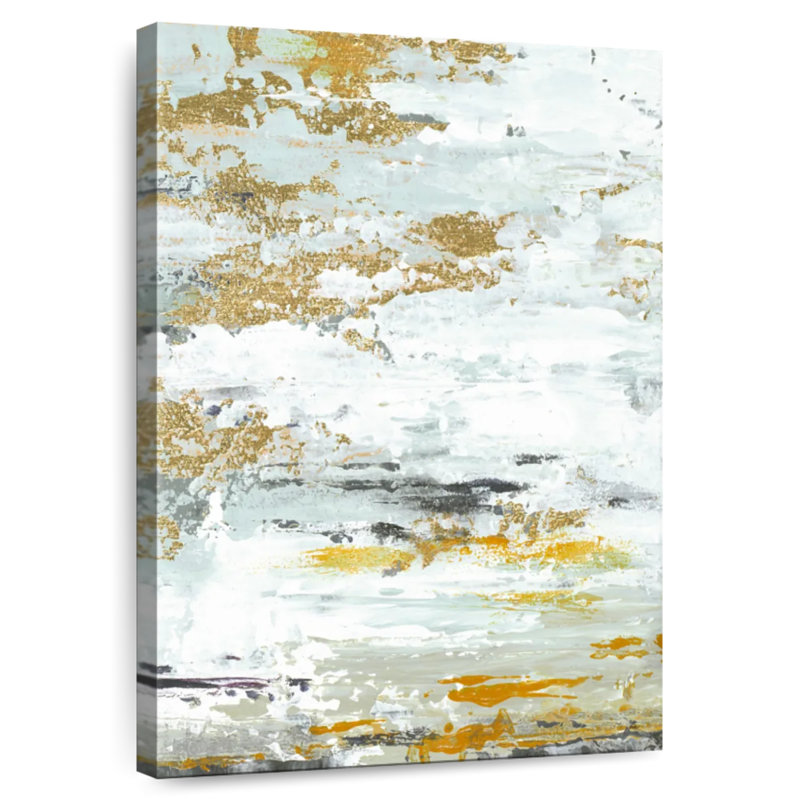 Avery Gold Magic Vertical Abstract II, 45" H x 30" W