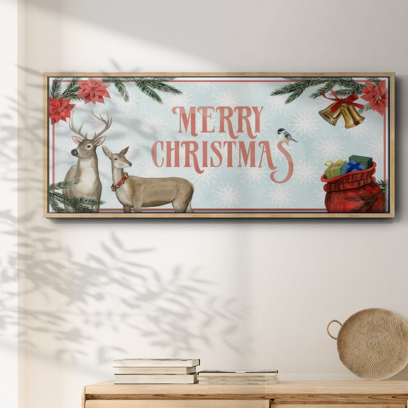 Merry Christmas - toile encadrée