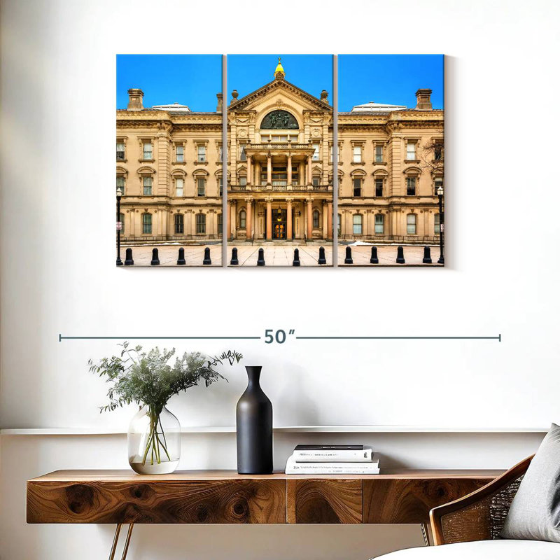 New Jersey State House, H 24 po x l 38 po