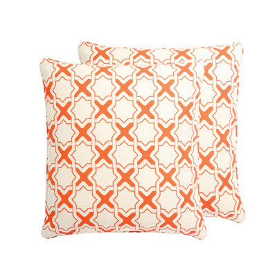 Los Angeles Geometric Linen Pillow Cover