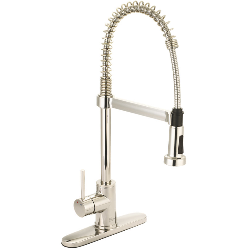 Robinet de cuisine Banner Faucets, Nickel poli