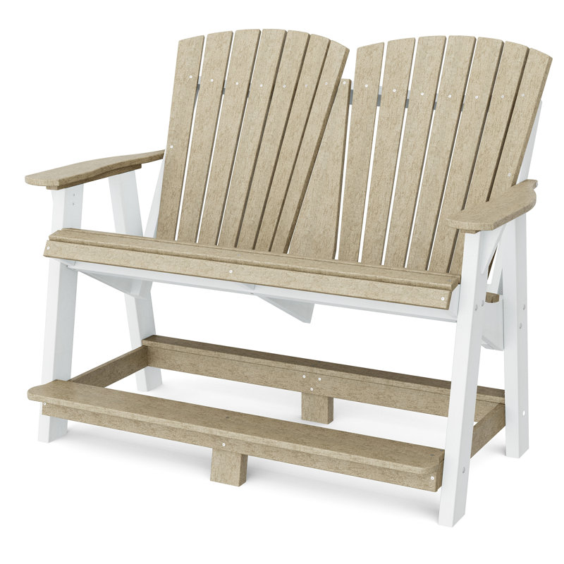 Adirondack double héritage Heritage, Bois patiné / blanc