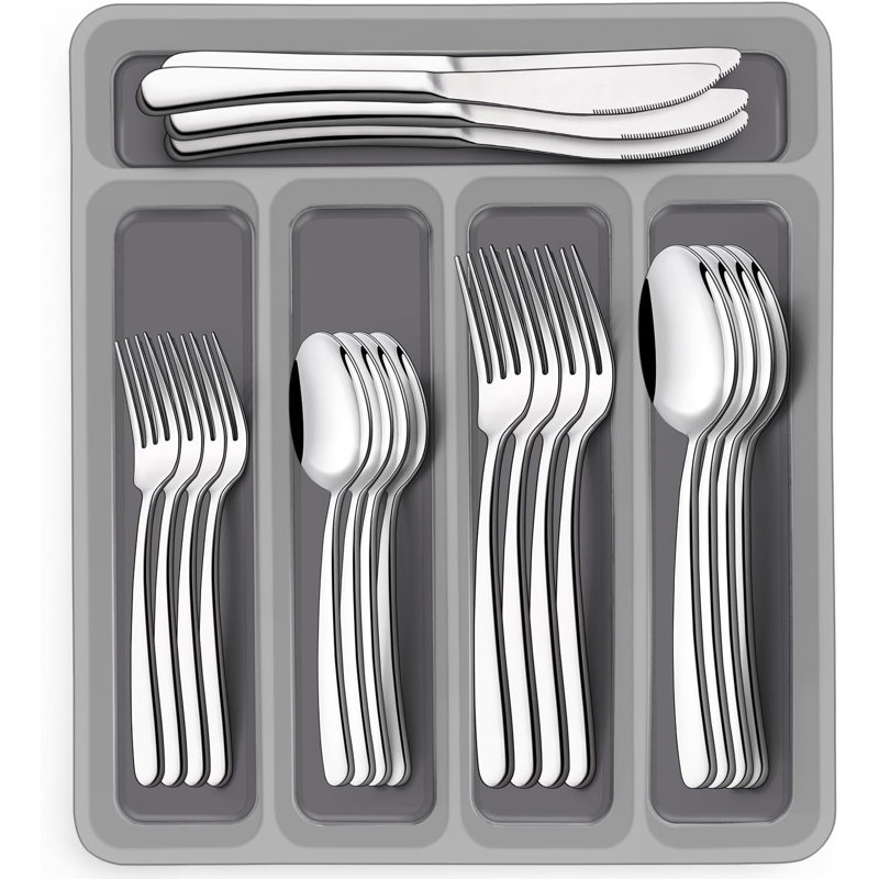 Latitude Run® Fruita Stainless Steel Flatware Set - Service for 8