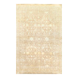 Tabriz Oriental Area Rug in Ivory/Beige
