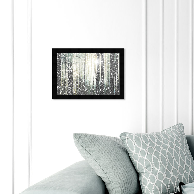 «Magical Forest», reproduction d'impression encadrée, H 12 po x l 18 po, Blanc