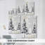 Silver Pines Square - Toile tendue avec châssis de qualité supérieure-1690626061