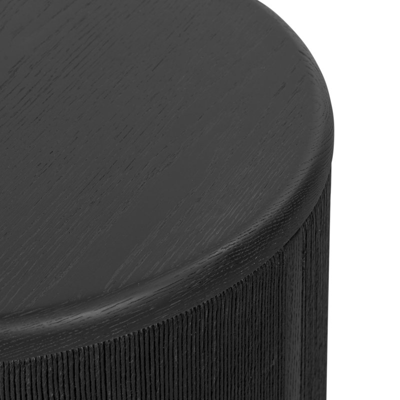 Rosenell End Table, Black Oak Veneer