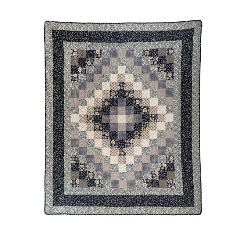 Jeté matelassé en coton Donna Sharp
