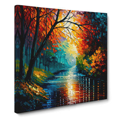 River Palette Knife - No Frame Print