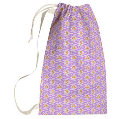 Sac à linge à poissons vagues koi