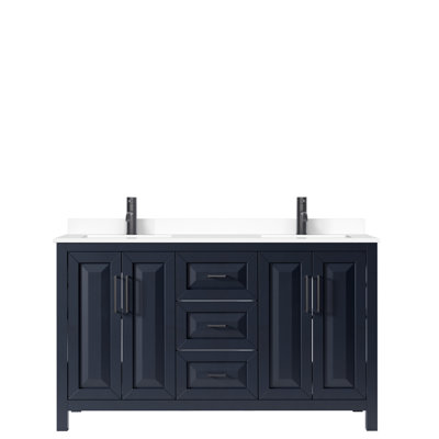 Ensemble de meuble-lavabo double 60 po Daria