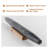 Marble French Rolling Pin with Stand, Monte Grigio