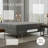 BedTech Knock Down Full Mattress Foundation - Grey Metal & Fabric Platform Bed Frame (No Box Spring Needed)-1007197366