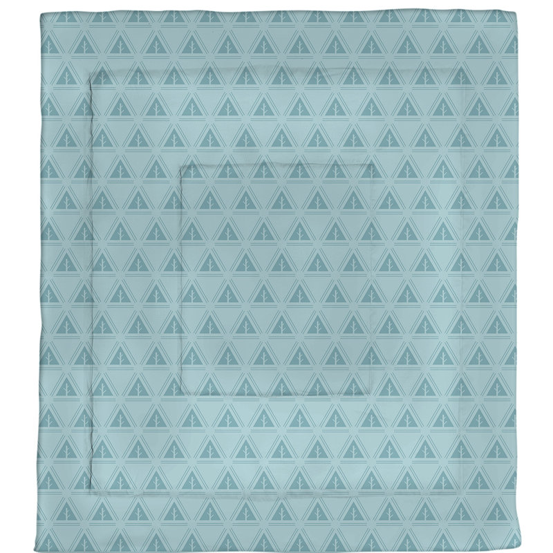 Édredon réversible en microfibre Theo Nath, Édredon grand, Bleu sarcelle