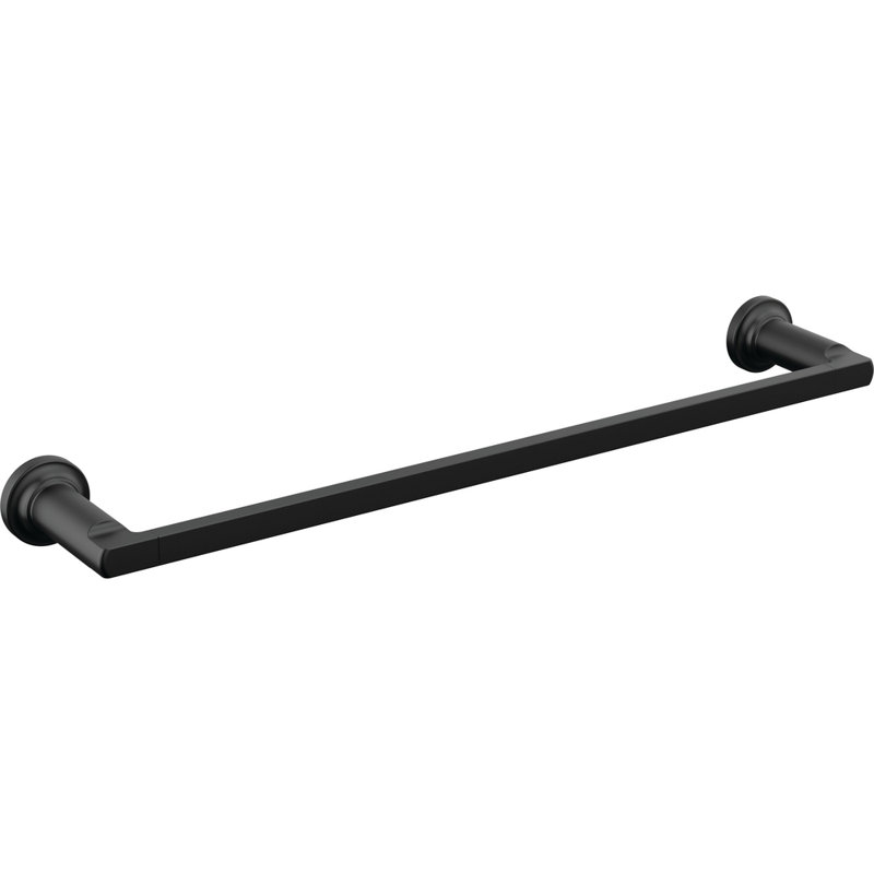 Barre à serviettes 18 po, Noir mat