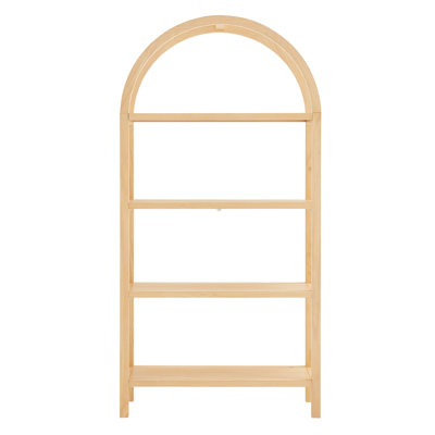 Vexley Tall Narrow Arched Bookshelf