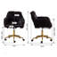 Chaise de bureau moderne en fausse fourrure Hengming-2059706041-2059706046
