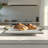 Elegant Large Serving Tray Rectangular Marble Tray with Metal Handles – Stylish Christmas Gift for Home Decor-1682992359